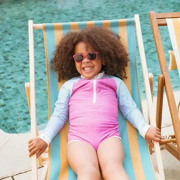KiETLA® Otroške enodelne kopalke Pink/Blue Ki ET LA