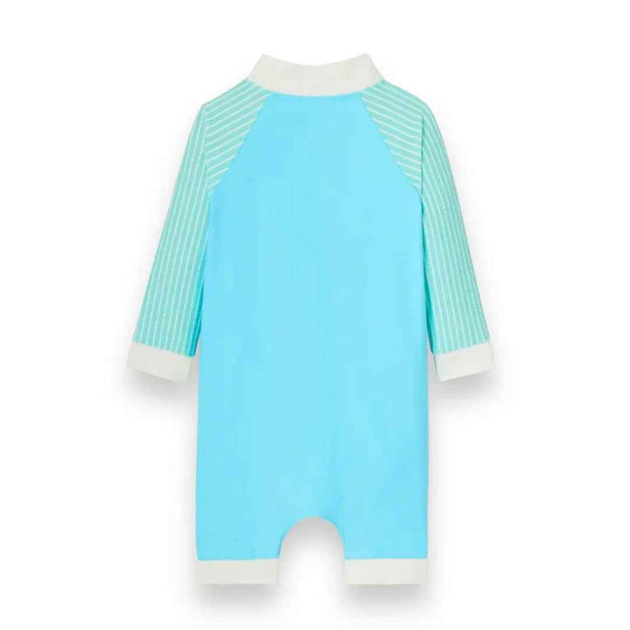 KiETLA® Otroške daljše enodelne kopalke Blue/Striped Ki ET LA