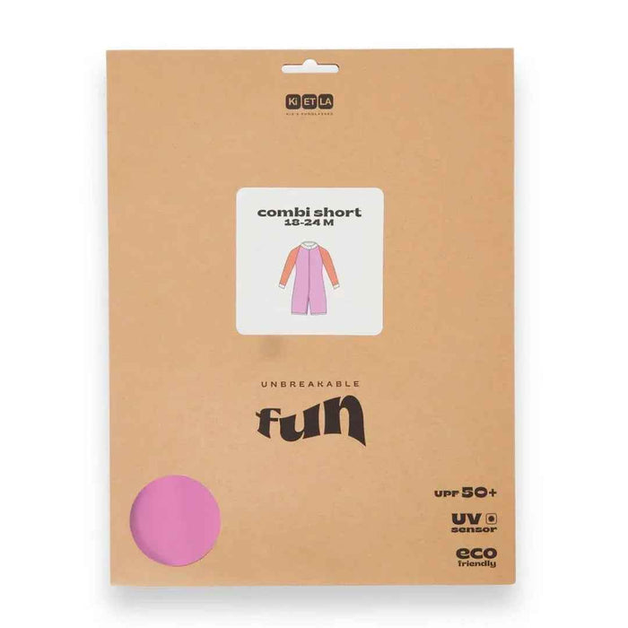 KiETLA® Otroške daljše enodelne kopalke Pink/Red Ki ET LA