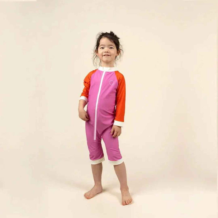 KiETLA® Otroške daljše enodelne kopalke Pink/Red Ki ET LA