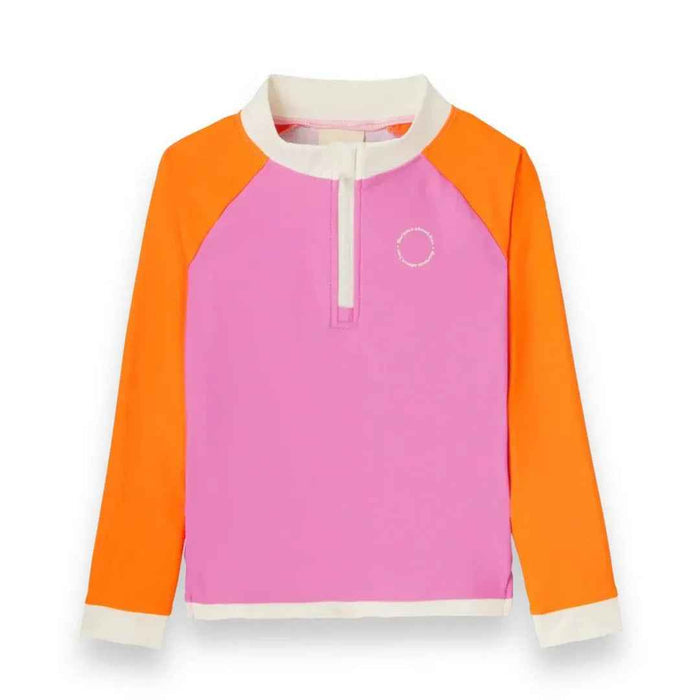 KiETLA® Otroška kopalna majica z dolgimi rokavi Pink/Red Ki ET LA