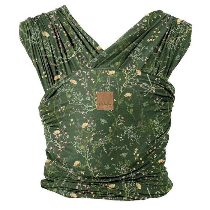 KikkaBoo® Nosilka wrap Isla Secret Garden Deep Green KikkaBoo