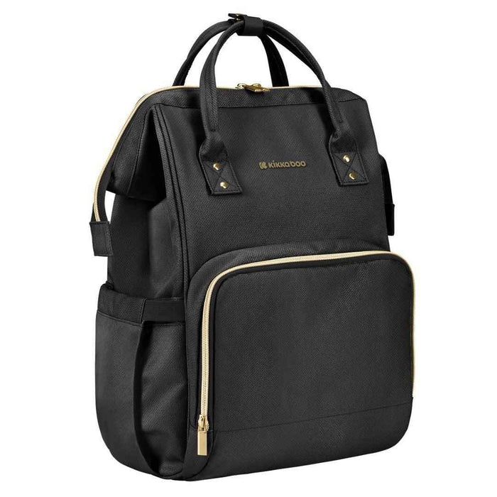 KikkaBoo® Previjalni nahrbtnik Siena Black & Gold 2025 KikkaBoo