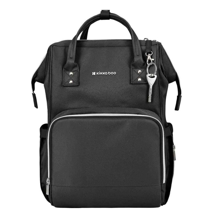 KikkaBoo® Previjalni nahrbtnik Siena Black & Silver 2025 KikkaBoo