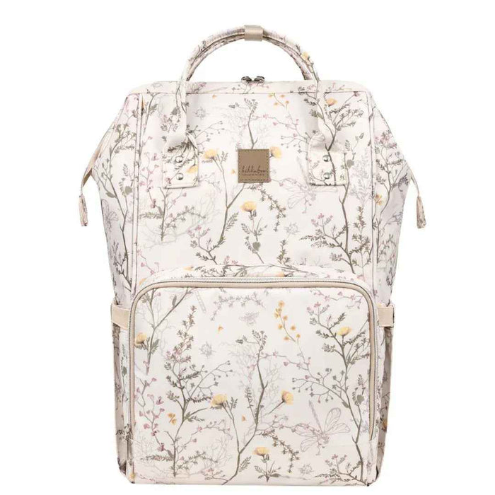 KikkaBoo® Previjalni nahrbtnik Siena Luxe Secret Garden Beige KikkaBoo