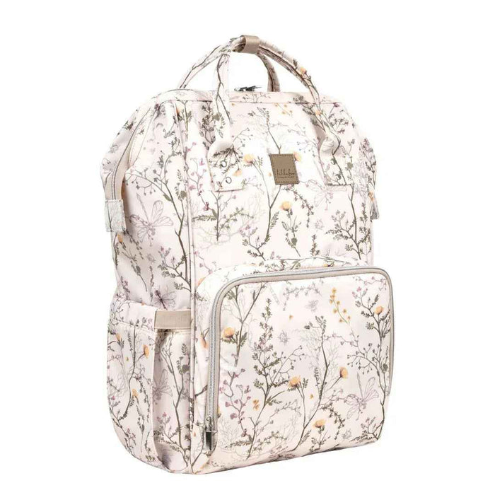 KikkaBoo® Previjalni nahrbtnik Siena Luxe Secret Garden Beige KikkaBoo
