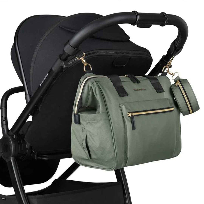 KikkaBoo® Previjalna torba Maxi Army Green NEW 2025 KikkaBoo