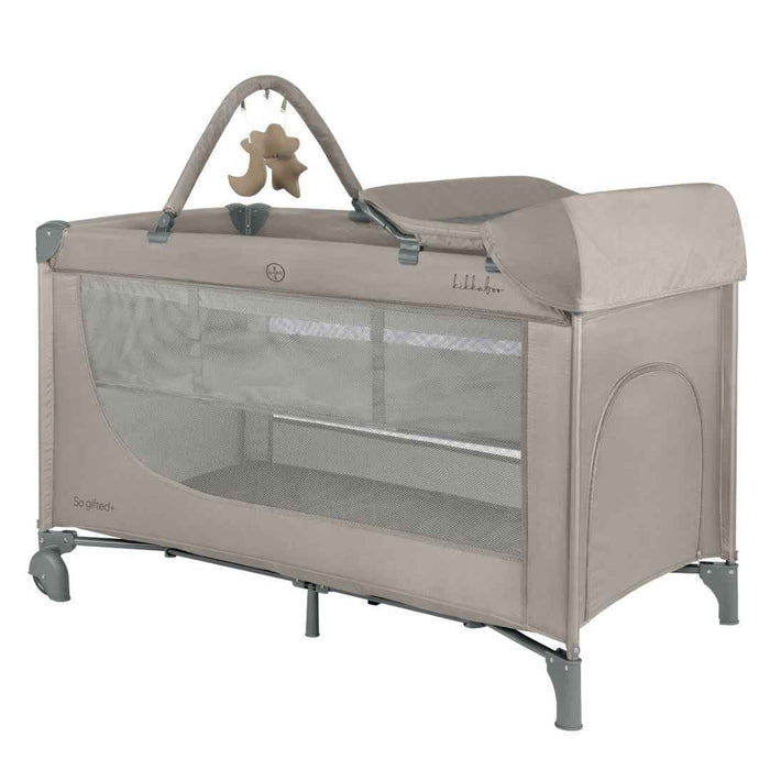 KikkaBoo® Prenosna posteljica 2 levels 125x65 So Gifted PLUS Beige 2026 KikkaBoo
