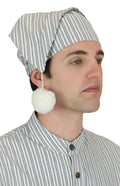 Killian Flannel Nightcap - Blue Stripe
