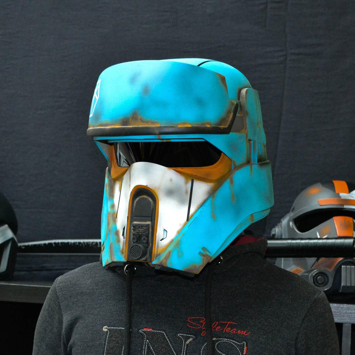 Kyber Trooper Helmet from Star Wars / Cosplay Helmet / Star Wars Cosplay / Star Wars Helmet Cyber Craft