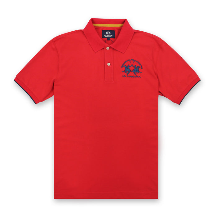 La Martina - Reg Fit SS Polo Shirt in Formula One - Nigel Clare