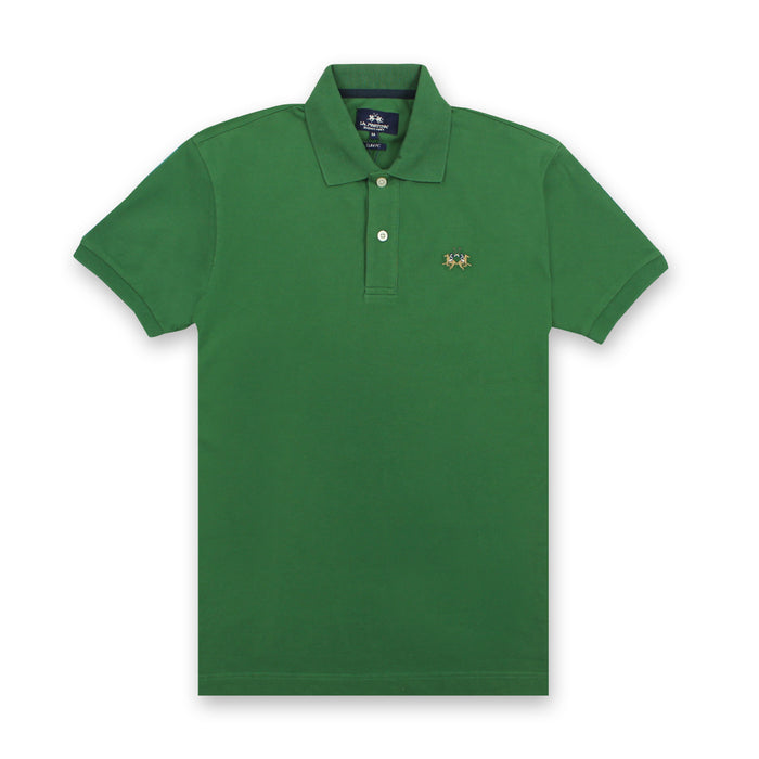 La Martina - Slim Fit SS Polo Shirt in Juniper - Nigel Clare