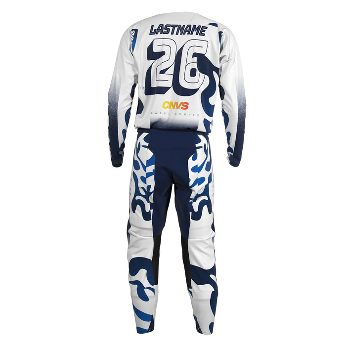 Label Series 26.3 Custom Motocross Gear - Blue Flame
