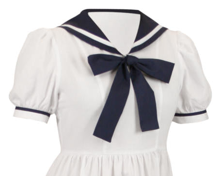 Ladies 1900s Bathing Suit - White