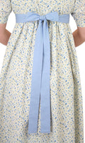 Ladies Cotton Sash Belt - Blue