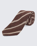 Lansberry Warm Handle Brown Stripe Tie