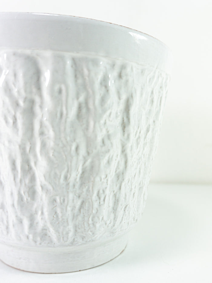 Large 1960s white CERAMIC PLANTER 226-16 by Carstens Westgermany