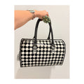 Large black and white checker speedy