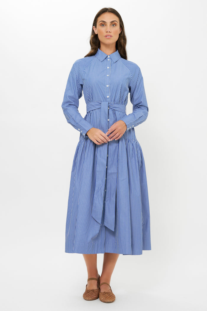 Layla Dress- Capone Navy