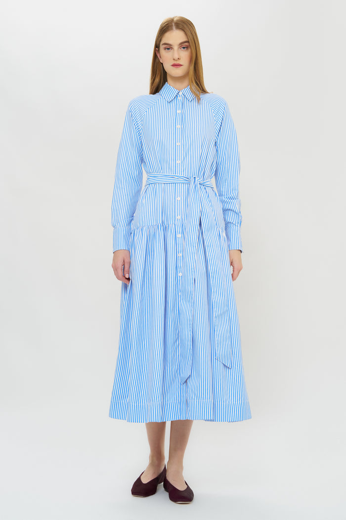 Layla Dress- Surrey Blue