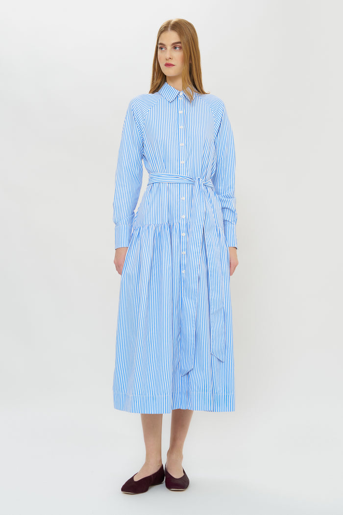 Layla Dress- Surrey Blue