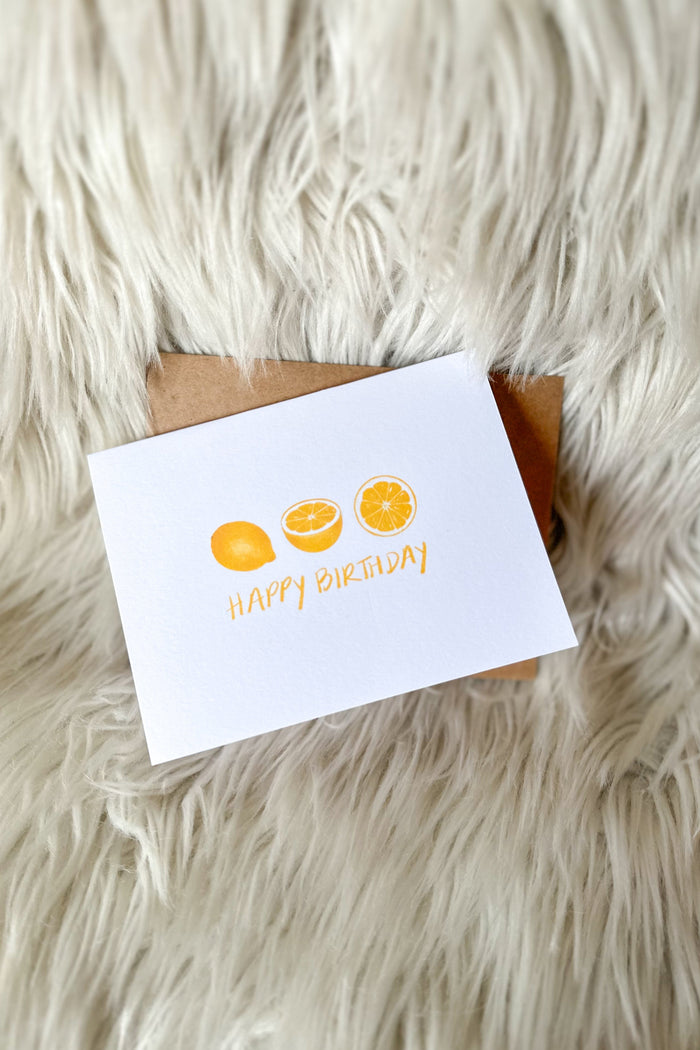 Lemon Birthday Greeting Card, Adeline Boutique, Dallas Boutique, Birthday Gift, Gift Ideas, Accessories