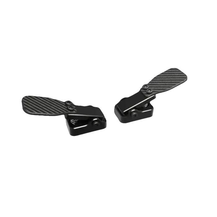 LEOXZ Clutch Paddles - 3K Twill Carbon - Sim Race Webshop B.V.