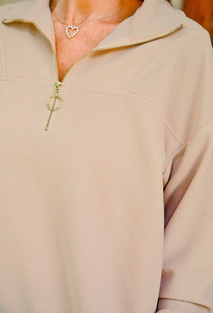 Levi Ribbed 1/4 Zip