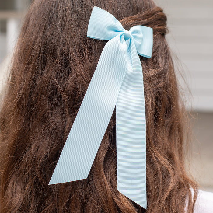 Light Blue Birdie Hair Bow