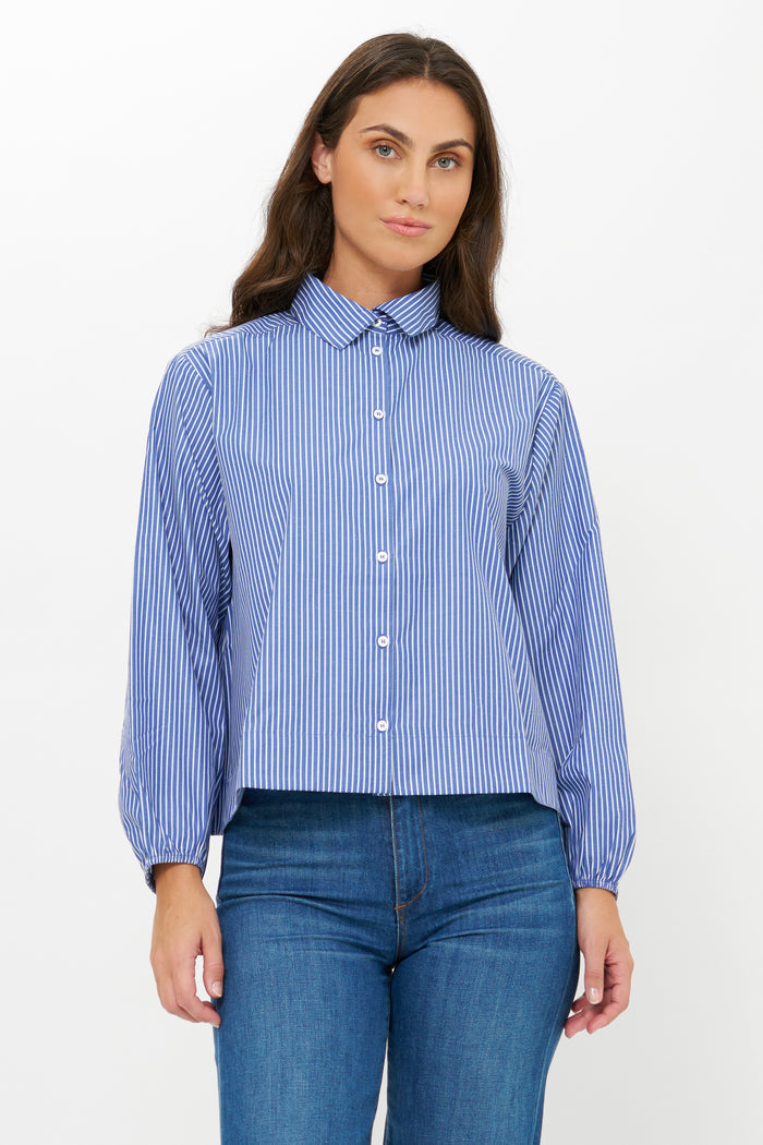 Lily Top- Capone Navy