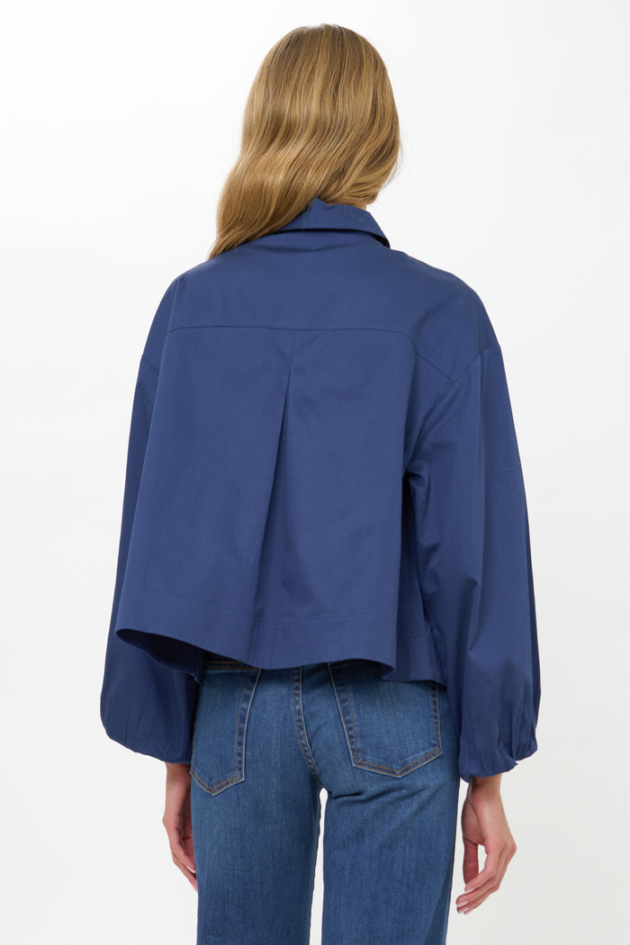 Lily Top- Hepburn Navy