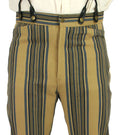 Linville Trousers - Khaki/Blue Stripe