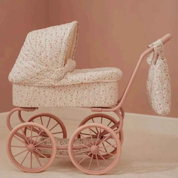 Little Dutch® Klasičen voziček za Punčko Soft Flowers Little Dutch