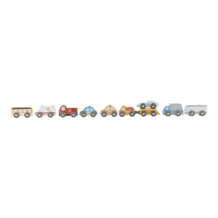 Little Dutch® Komplet lesenih avtomobilčkov Essentials Little Dutch