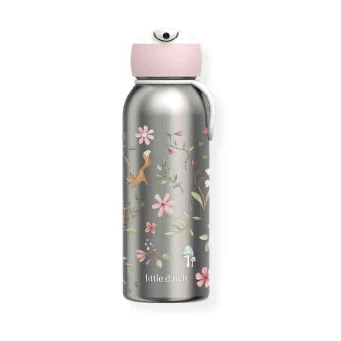 Little Dutch® Otroška steklenička iz nerjavečega jekla flip-up Fairy Wonders 350ml Little Dutch