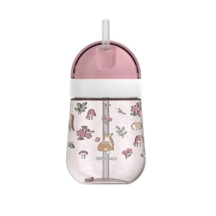 Little Dutch® Steklenička s slamico Fairy Garden 300ml Little Dutch