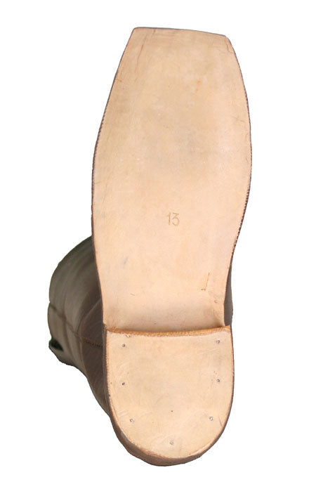 Mens Long Riding Boot - Brown Leather