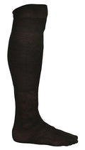 Long Socks - Black Silk