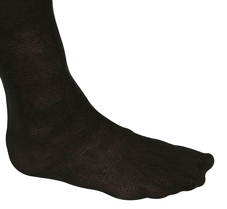 Long Socks - Black Silk