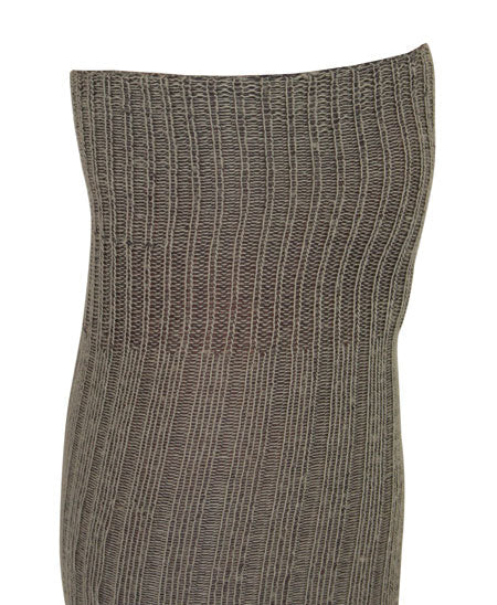 Long Socks - Charcoal Wool