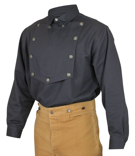 Longview Bib Shirt - Charcoal