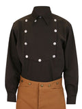 Longview Bib Shirt - Dark Brown