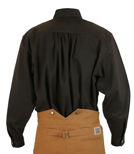 Longview Bib Shirt - Dark Brown