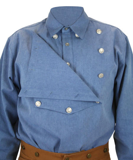 Longview Bib Shirt - Denim