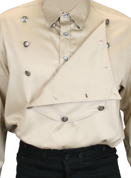 Longview Bib Shirt - Khaki