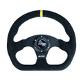 LTEC BAS ECO GT Steering Wheel Suede 320mm – Flat Bottom (0mm Dish) - Sim Race Webshop B.V.