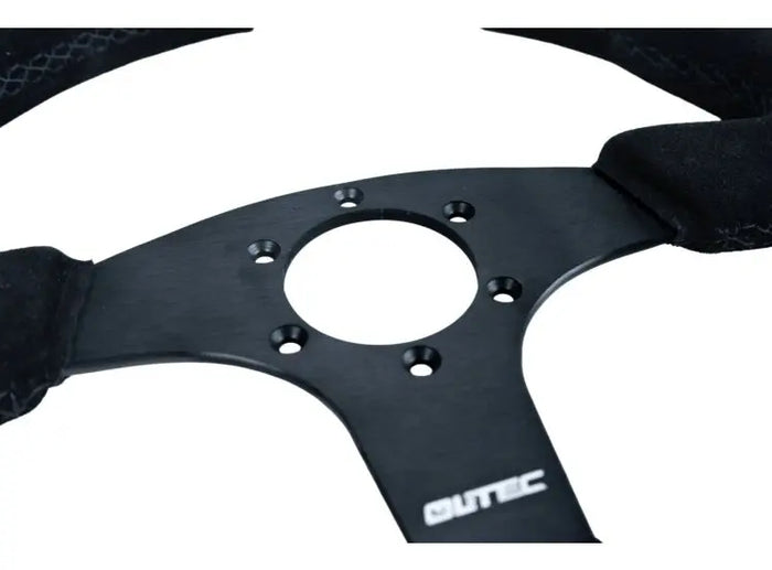 LTEC BAS ECO GT Steering Wheel Suede 320mm – Flat Bottom (0mm Dish) - Sim Race Webshop B.V.