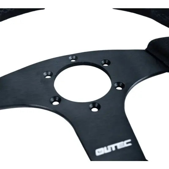 LTEC BAS ECO Steering Wheel Suede 330mm – Flat 3-Spoke Racing Wheel - Sim Race Webshop B.V.