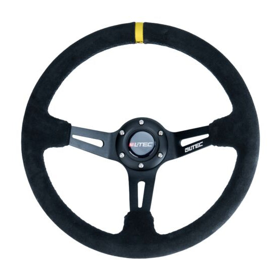 LTEC BAS ECO Steering Wheel Suede 350mm – 70mm Dish - Sim Race Webshop B.V.