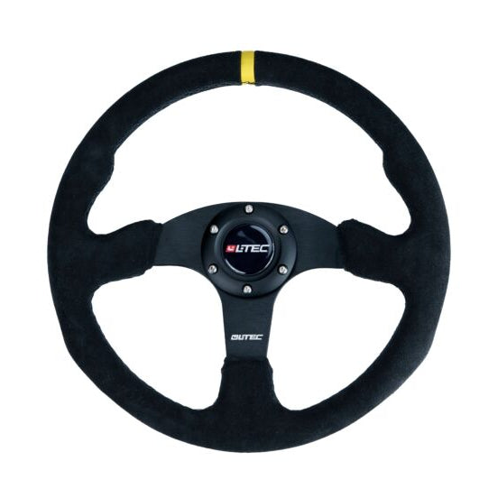 LTEC BAS ECO Steering Wheel Suede 350mm – Flat (0mm Dish) - Sim Race Webshop B.V.